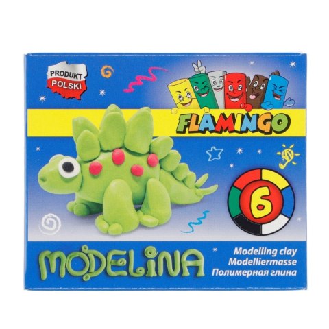 Modelina Flamingo 6 kolorów Modelina Flamingo 6 kolorów