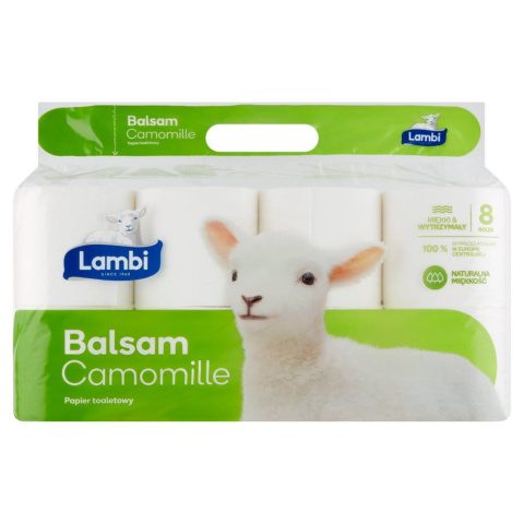 Papier toaletowy 8szt/3w.Balsam LAMBI Papier toaletowy 8szt/3w.Balsam LAMBI