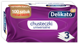 Chusteczki Uniwersalne 100 Delikato