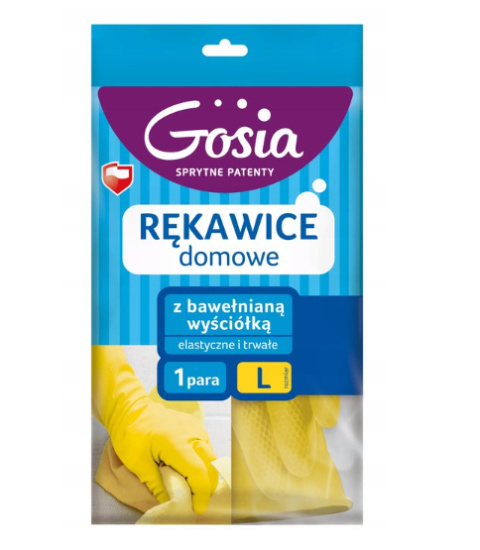 Rękawice flokowane ""L"" GOSIA Rękawice flokowane ""L"" GOSIA