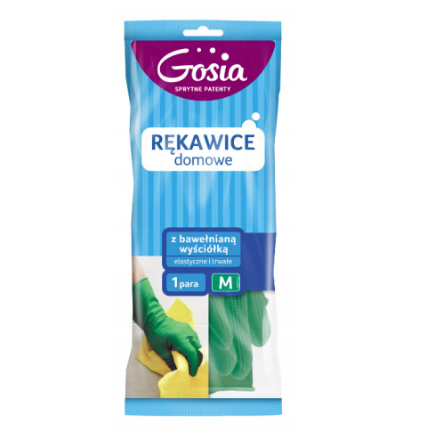 Rękawice flokowane ""M"" GOSIA Rękawice flokowane ""M"" GOSIA
