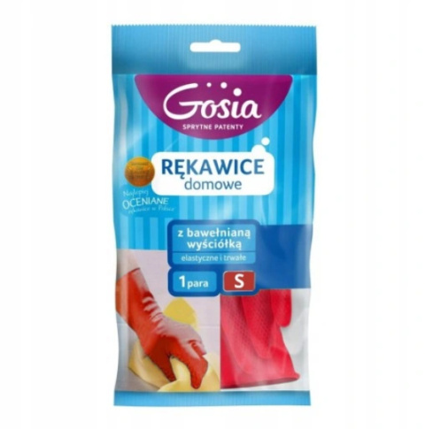 Rękawice flokowane ""S"" GOSIA Rękawice flokowane ""S"" GOSIA