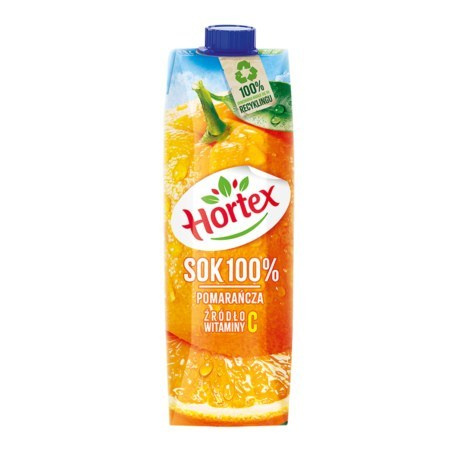 Sok pomarańczowy 1l HORTEX Sok pomarańczowy 1l HORTEX