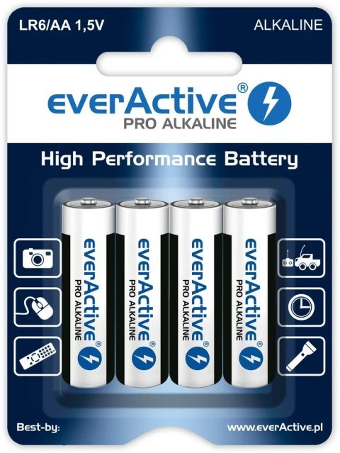 Baterie Everactive Pro Alkaline AA LR6 Baterie Everactive Pro Alkaline AA LR6