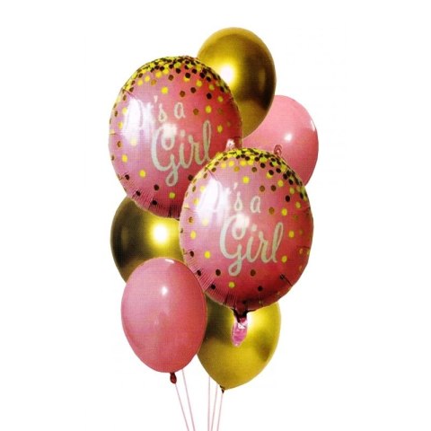 Balon foliowy Antella zestaw balonów Girl 7szt. (BCS-617) Balon foliowy Antella zestaw balonów Girl 7szt. (BCS-617)