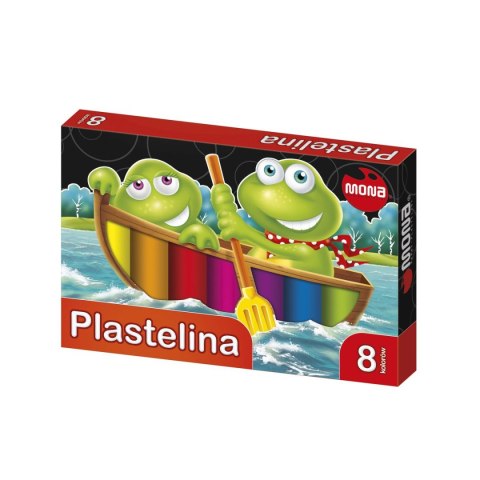 Plastelina Mona 8 kol. mix Plastelina Mona 8 kol. mix