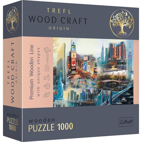 Puzzle Trefl drewniane New York - Collage 1000 el. (20147) Puzzle Trefl drewniane New York - Collage 1000 el. (20147)