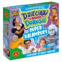 Gra planszowa SUPER KALAMBURY DZIECIAKI KONTRA DOROŚLI Alexander