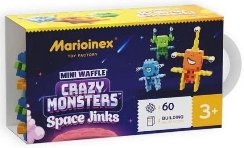 Klocki konstrukcyjne Marioinex Mini Waffle 60 elementów Space Jinks Klocki konstrukcyjne Marioinex Mini Waffle 60 elementów Space Jinks