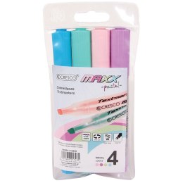 Zakreślacz Maxx PASTEL komplet mix Cresco (212030)