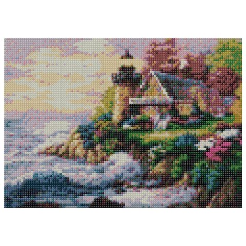 Zestaw kreatywny Titanum Craft-fun Diamentowa mozaika 30x40cm Latarnia morska (TMS24909) Zestaw kreatywny Titanum Craft-fun Diamentowa mozaika 30x40cm Latarnia morska (TMS24909)