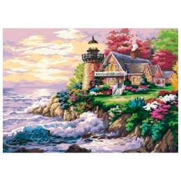 Zestaw kreatywny Titanum Craft-fun Diamentowa mozaika 30x40cm Latarnia morska (TMS24909)