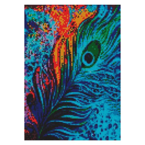 Zestaw kreatywny Flamingo Line Diamentowa mozaika 30x40cm Pawie pióro (TE1376-02) Zestaw kreatywny Flamingo Line Diamentowa mozaika 30x40cm Pawie pióro (TE1376-02)