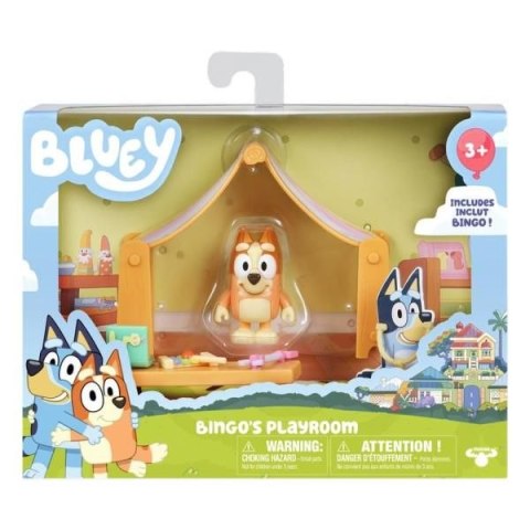 Figurka Tm Toys Bluey Blue Mini Zestaw Pokój Zabaw (BLU13017) Figurka Tm Toys Bluey Blue Mini Zestaw Pokój Zabaw (BLU13017)