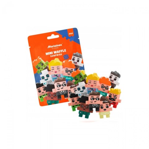Klocki konstrukcyjne Marioinex Mini Waffle - saszetka niespodzianka Klocki konstrukcyjne Marioinex Mini Waffle - saszetka niespodzianka