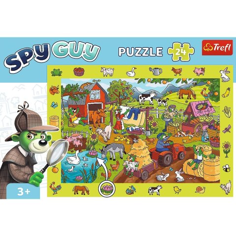 Puzzle Rodzina Treflików Spy Guy 24 el. Trefl (15589)