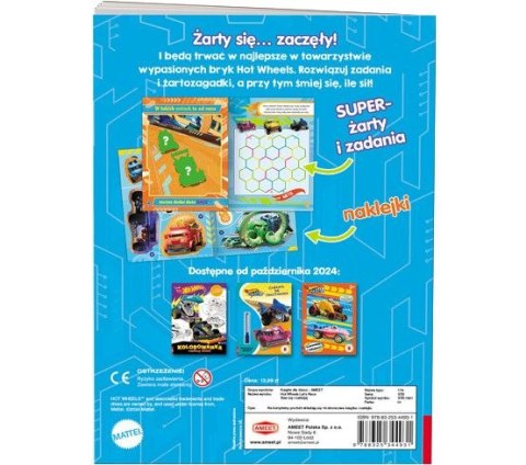 Książeczka edukacyjna Ameet Hot Wheels™. Baw się i naklejaj (STB 1601) Książeczka edukacyjna Ameet Hot Wheels™. Baw się i naklejaj (STB 1601)