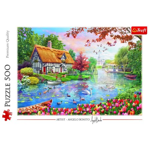 Puzzle Trefl Cicha przystań 500 el. (37476) Puzzle Trefl Cicha przystań 500 el. (37476)