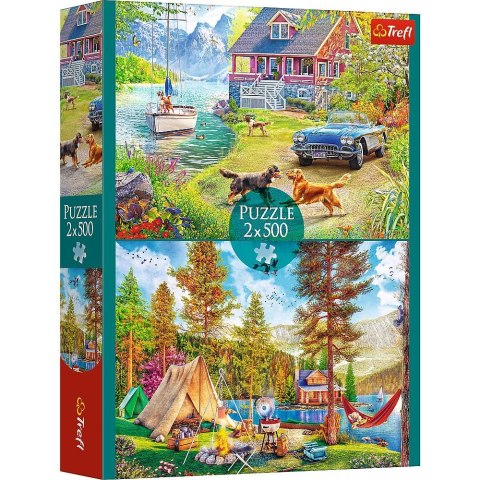 Puzzle Letni relaks 2x500 el. Trefl (37497)