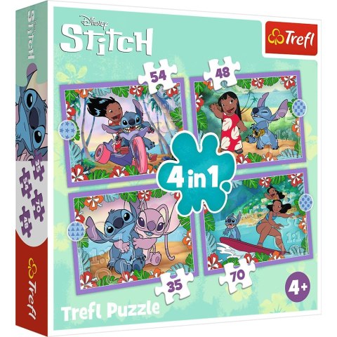 Puzzle Lilo&stitch 4w1 el. Trefl (34633) Puzzle Lilo&stitch 4w1 el. Trefl (34633)