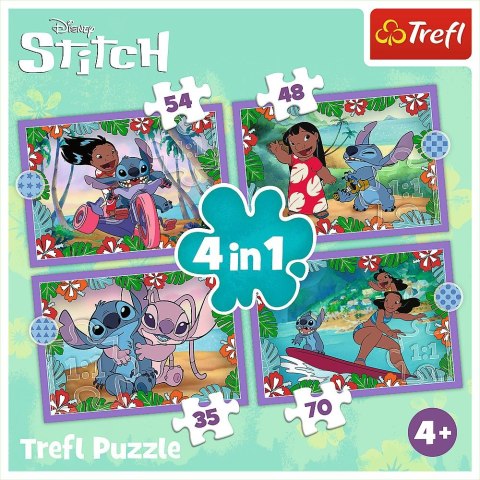 Puzzle Lilo&stitch 4w1 el. Trefl (34633) Puzzle Lilo&stitch 4w1 el. Trefl (34633)