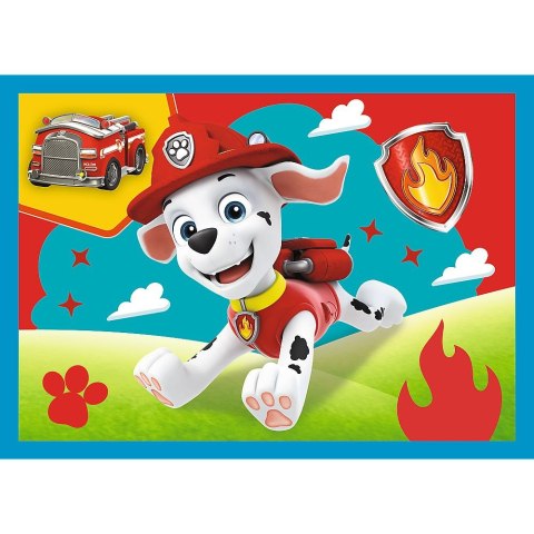 Puzzle Paw Patrol Biegnące Pieski 4w1 el. Trefl (34628)