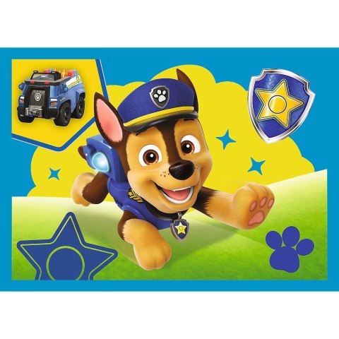 Puzzle Paw Patrol Biegnące Pieski 4w1 el. Trefl (34628)