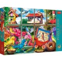 Puzzle Premium Plus Świat ptaków 1000 el. Trefl (10850)