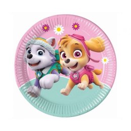 Talerz jednorazowy Godan Paw Patrol Skye & Everest papier śr. 230mm 8 szt (93442)