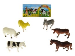 Figurka zestaw 6 zwierząt gospodarskich Adar (542914)