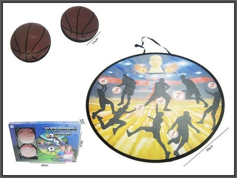 Gra zręcznościowa Hipo Tablica 70cm z krążkami z rzepami do rzucania (H12872) Gra zręcznościowa Hipo Tablica 70cm z krążkami z rzepami do rzucania (H12872)
