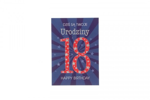 Kartka składana 18-stka Extra B6 Pol-mak (b6x)