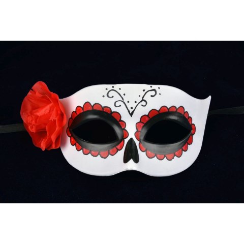 Maska wenecka z różą (KM0222) Maska wenecka z różą (KM0222)