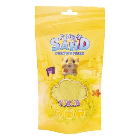 Piasek kinetyczny Tuban Fluffy Sand puszysty piasek żółty Piasek kinetyczny Tuban Fluffy Sand puszysty piasek żółty