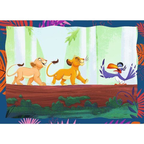 Puzzle Król Lew 4w1 el. Trefl (34653)