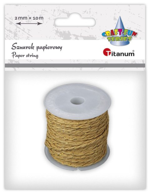 Sznurek Titanum Craft-Fun Series papierowy 10m (24BR0201-17) Sznurek Titanum Craft-Fun Series papierowy 10m (24BR0201-17)