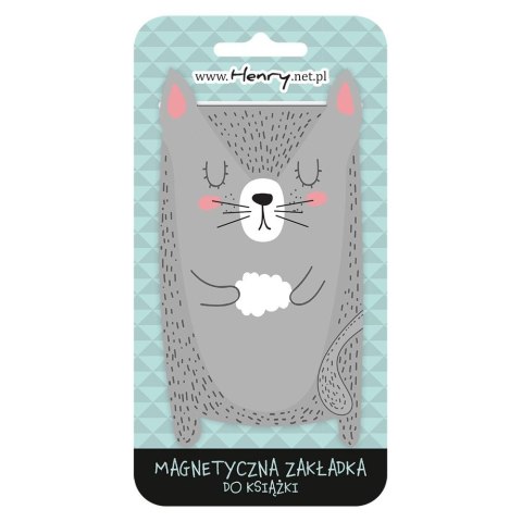 Zakładka do książki Henry AKI kot szary (5907465669122)