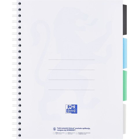 Notes (notatnik) pastel A4 80k. krata Oxford (400182938)