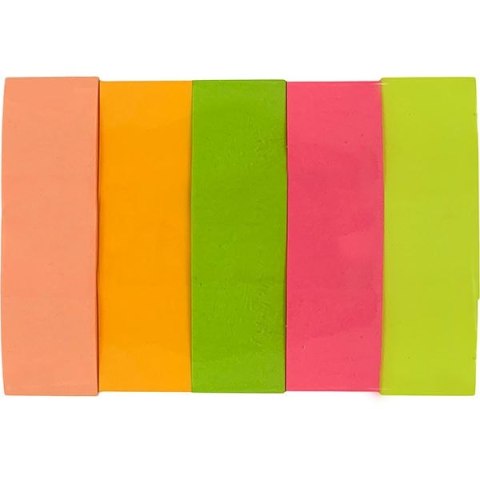 Zakładka indeksująca papierowa 15x50mm 5 kolorów fluo Zakładka indeksująca papierowa 15x50mm 5 kolorów fluo
