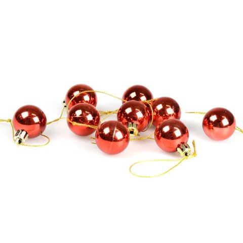 Bombki mini 9szt., 3cm czerwone plastik Arpex (BN6158CZE-4788) Bombki mini 9szt., 3cm czerwone plastik Arpex (BN6158CZE-4788)