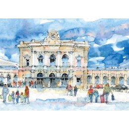 Kalendarz ścienny miasta w awkareli rodzinny 2026 280mm x 400mm Lucrum (WL05)