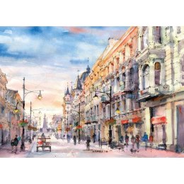 Kalendarz ścienny miasta w awkareli rodzinny 2026 280mm x 400mm Lucrum (WL05)