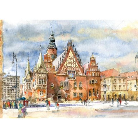 Kalendarz ścienny miasta w awkareli rodzinny 2026 280mm x 400mm Lucrum (WL05) Kalendarz ścienny miasta w awkareli rodzinny 2026 280mm x 400mm Lucrum (WL05)