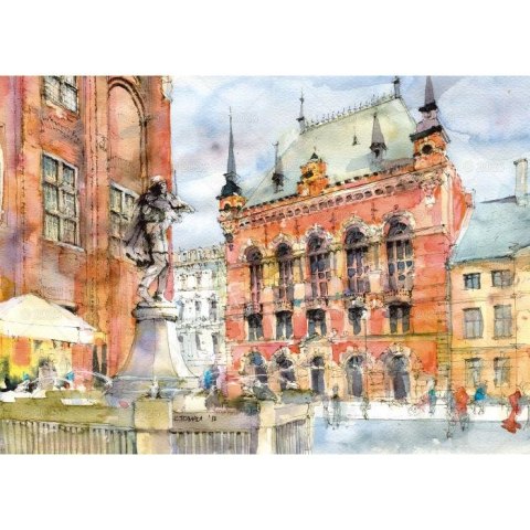 Kalendarz ścienny miasta w awkareli rodzinny 2026 280mm x 400mm Lucrum (WL05) Kalendarz ścienny miasta w awkareli rodzinny 2026 280mm x 400mm Lucrum (WL05)