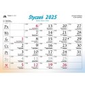 Kalendarz ścienny miasta w awkareli rodzinny 2026 280mm x 400mm Lucrum (WL05)