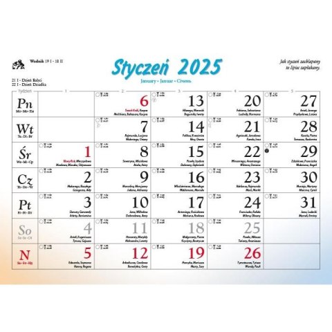 Kalendarz ścienny miasta w awkareli rodzinny 2026 280mm x 400mm Lucrum (WL05) Kalendarz ścienny miasta w awkareli rodzinny 2026 280mm x 400mm Lucrum (WL05)