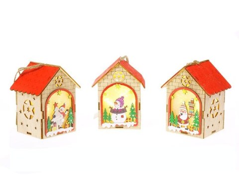 Lampion świąteczny LED domek Adar (566163)