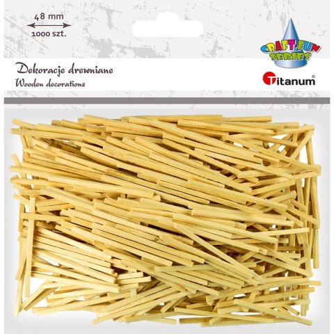 Ozdoba drewniana Titanum Craft-Fun Series patyczki (175051X) Ozdoba drewniana Titanum Craft-Fun Series patyczki (175051X)