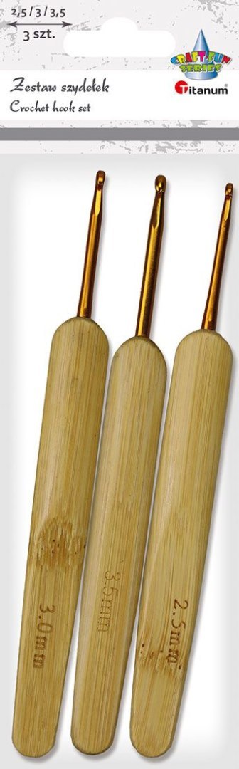Zestaw do szydełkowania Craft-Fun Series ZESTAW SZYDEŁEK Titanum (24BR0202-1)