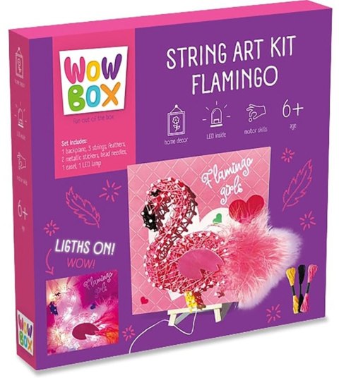 Zestaw kreatywny dla dzieci Tm Toys Wow Box sznurkowy Flaming (WOW536334) Zestaw kreatywny dla dzieci Tm Toys Wow Box sznurkowy Flaming (WOW536334)